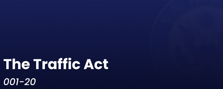 More information about "The Traffic Act of 2020 [001-20]"