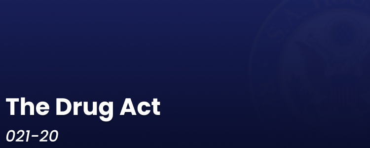 More information about "The Drug Act of 2021 [021-20]"