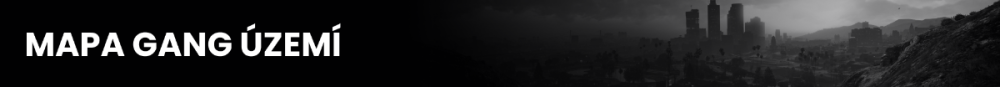 Mapa Gang území