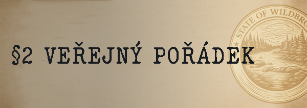 More information about "§2 Veřejný pořádek"
